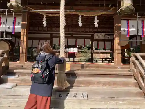 廣瀬大社の本殿・本堂