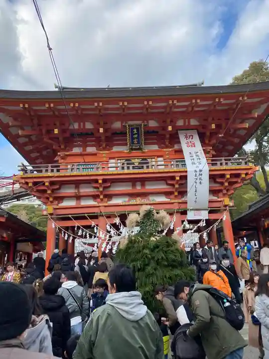 生田神社の初詣