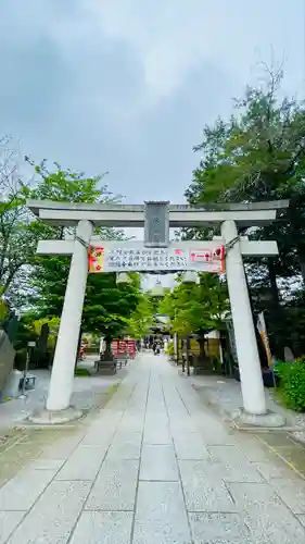 鎮守氷川神社の鳥居