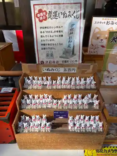 伊奴神社のおみくじ