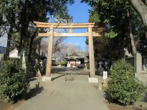 武水別神社の鳥居