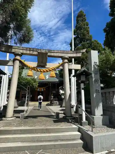 奥田神社の鳥居