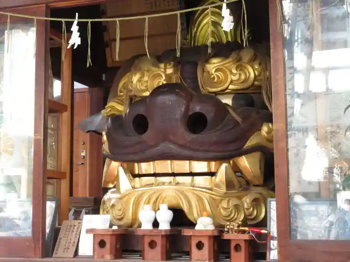 波除神社(波除稲荷神社)の狛犬