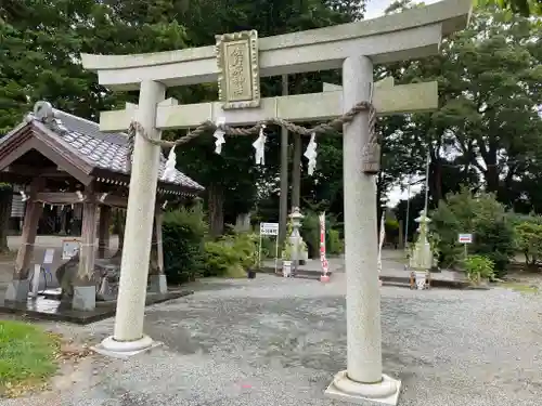 佐野原神社の鳥居