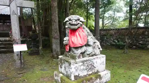 竹林寺の狛犬