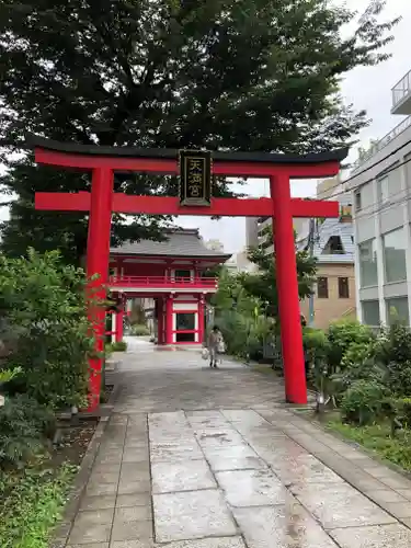 成子天神社の鳥居