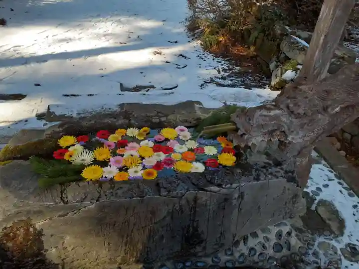 柳津虚空蔵尊 寳性院の手水舎