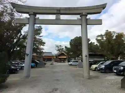 南明治八幡社の鳥居