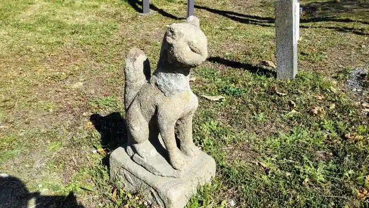天塩厳島神社の狛犬
