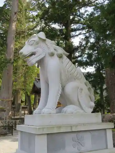 飛騨一宮水無神社の狛犬