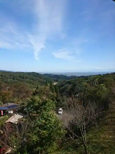 倶利迦羅不動寺山頂本堂の景色