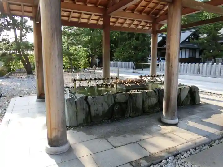丹後一ノ宮 元伊勢 籠神社の手水舎