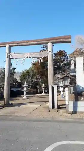 鎌数伊勢大神宮の鳥居