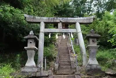 大六天麻王神社の鳥居