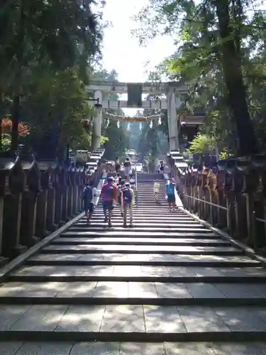 宝山寺の鳥居