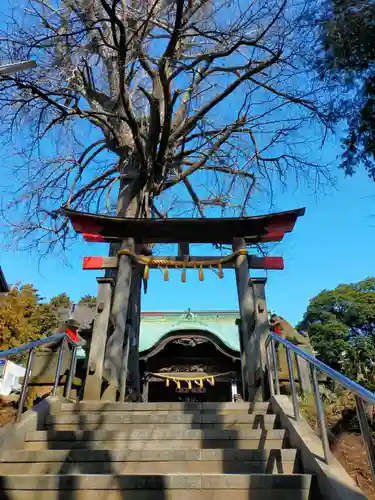 下総国三山　二宮神社の鳥居