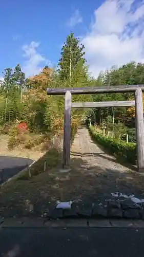 御嶽山御嶽神明社の鳥居