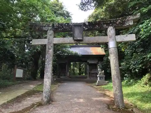 倭文神社の鳥居