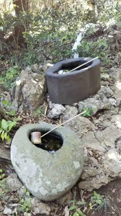 帝釈山女神社の手水舎