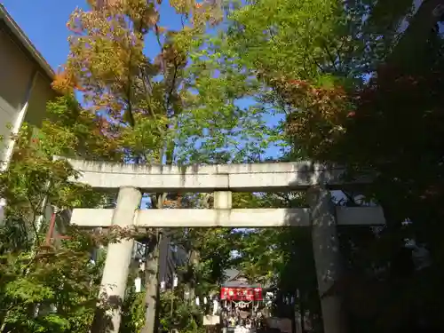 溝口神社の鳥居