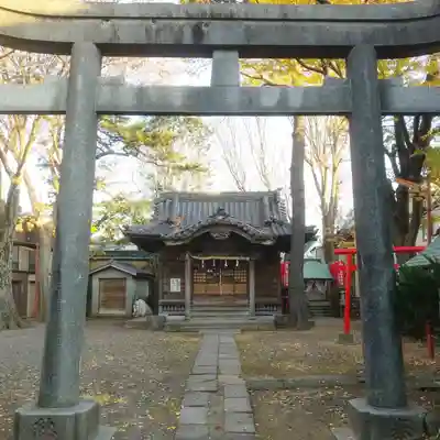 中曽根天祖神社の鳥居
