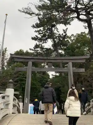寒川神社の鳥居