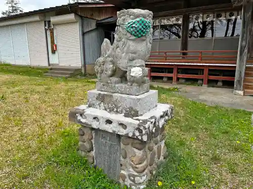 止々井神社の狛犬