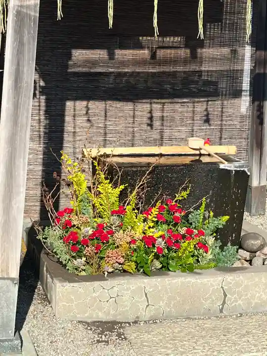 上尾御嶽神社の手水舎