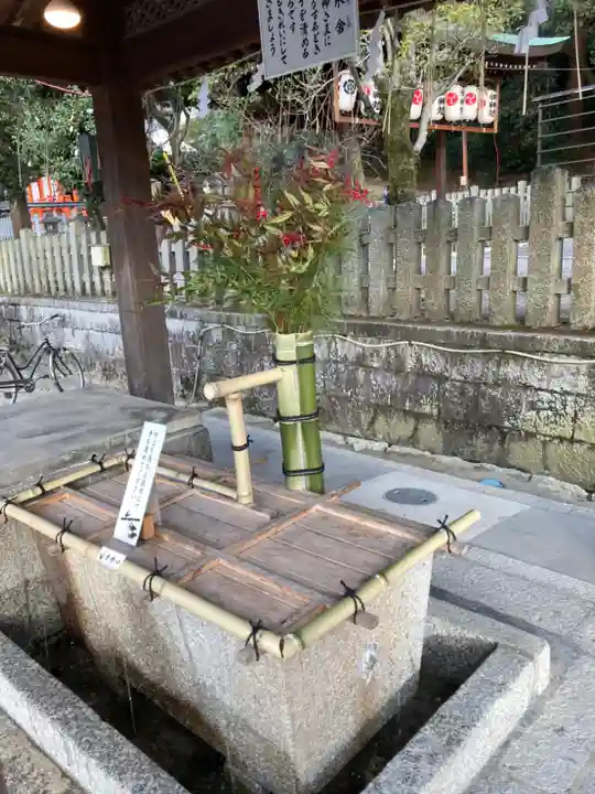 吉田神社の手水舎
