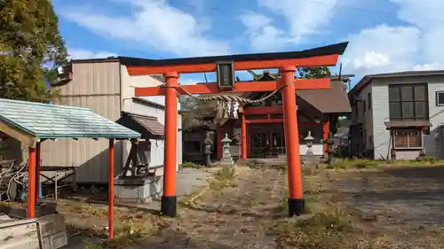 輪西稲荷神社の鳥居