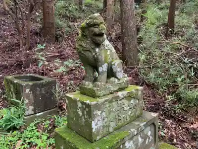 城山神明社の狛犬