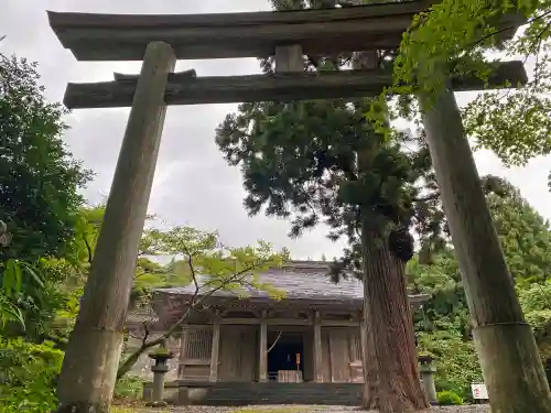 鳥海山大物忌神社吹浦口ノ宮の鳥居