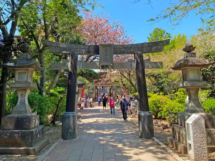 江島神社の鳥居