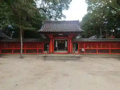 大岡白山神社の山門・神門