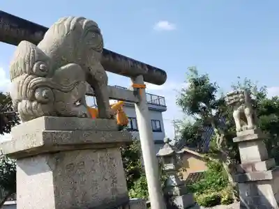 天王山神社の狛犬