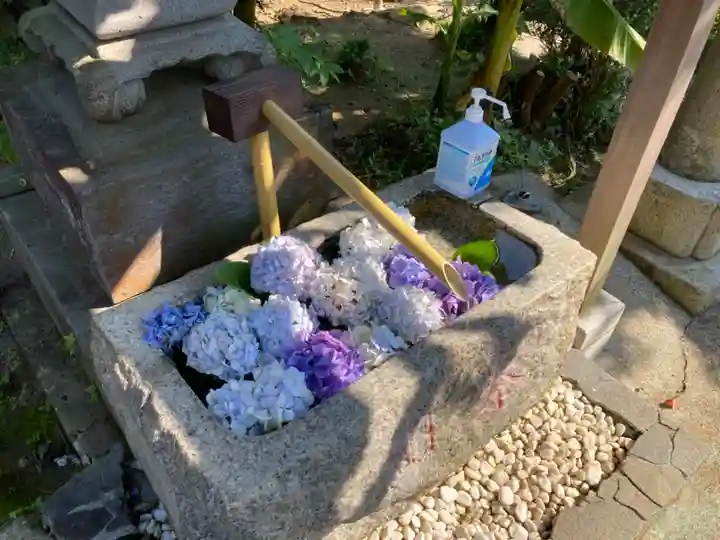 横浜御嶽神社の手水舎