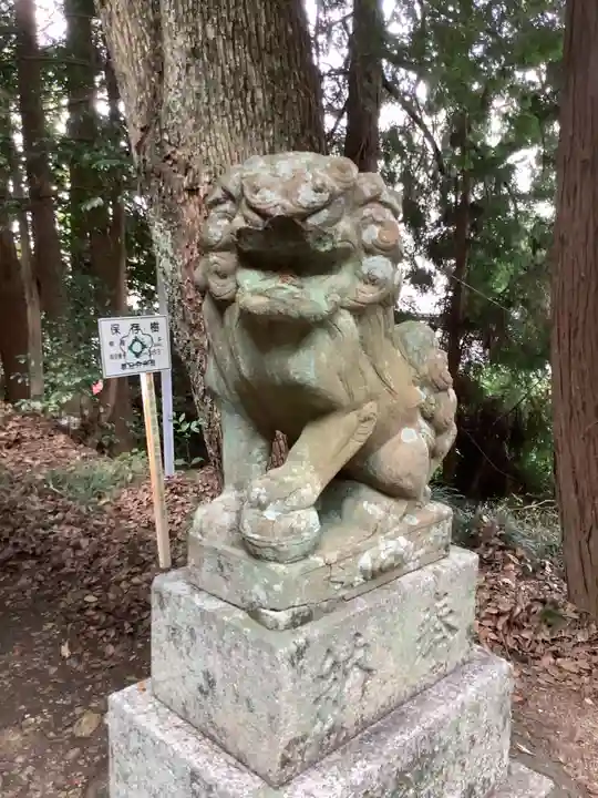 神明神社(春日井市上野町)の狛犬