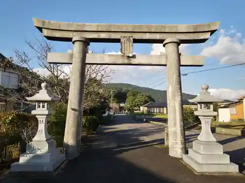 五の宮神社の鳥居