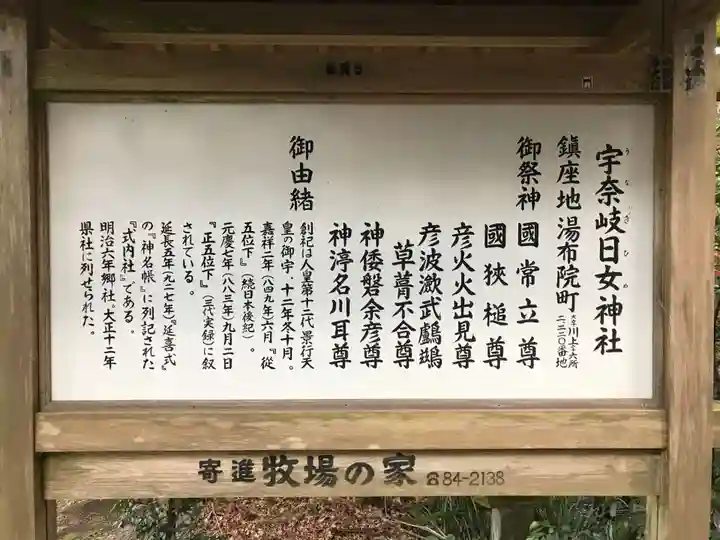 宇奈岐日女神社(大分県)