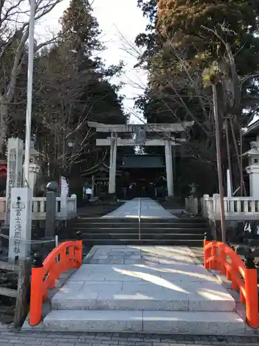 富士山東口本宮 冨士浅間神社の鳥居