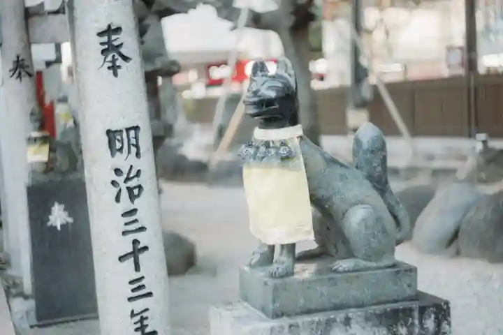 今益稲荷神社の狛犬