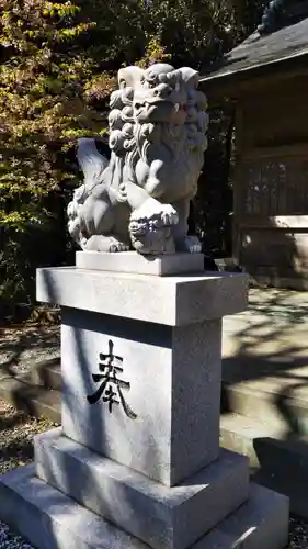 阿波々神社の狛犬