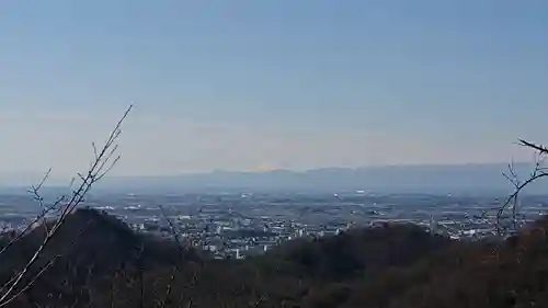 唐澤山神社の景色