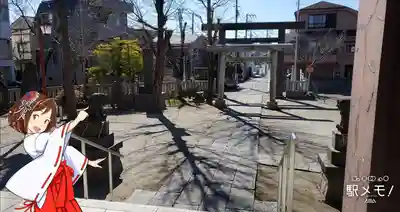 上小松天祖神社の鳥居