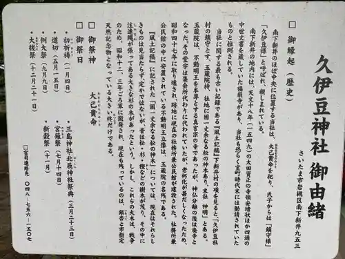 久伊豆神社(埼玉県)