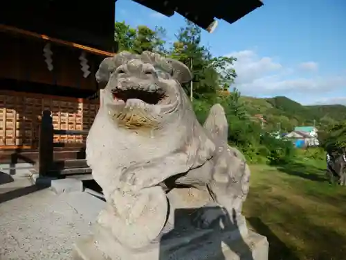 相馬妙見宮　大上川神社の狛犬