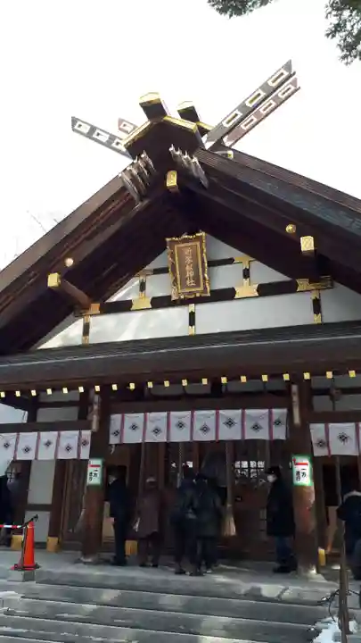 新琴似神社の本殿・本堂
