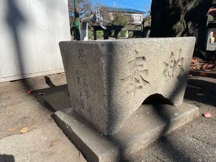 諏訪神社の手水舎