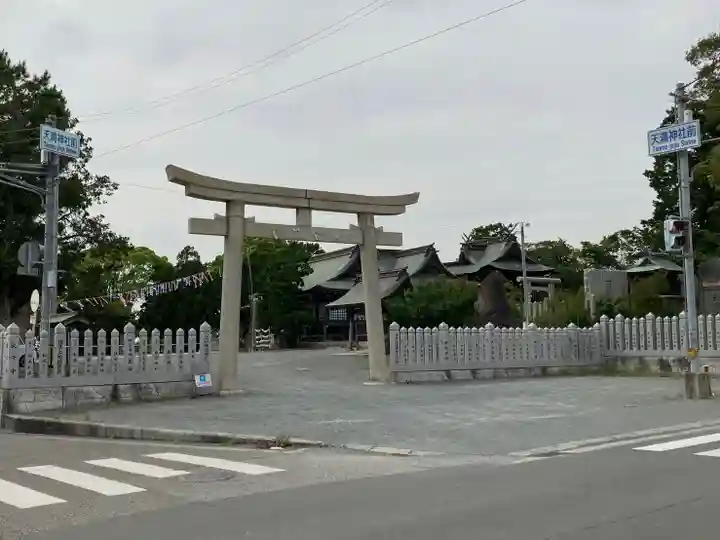 国安天満神社の鳥居