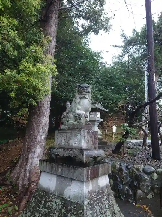 矢奈比賣神社(見付天神)の狛犬